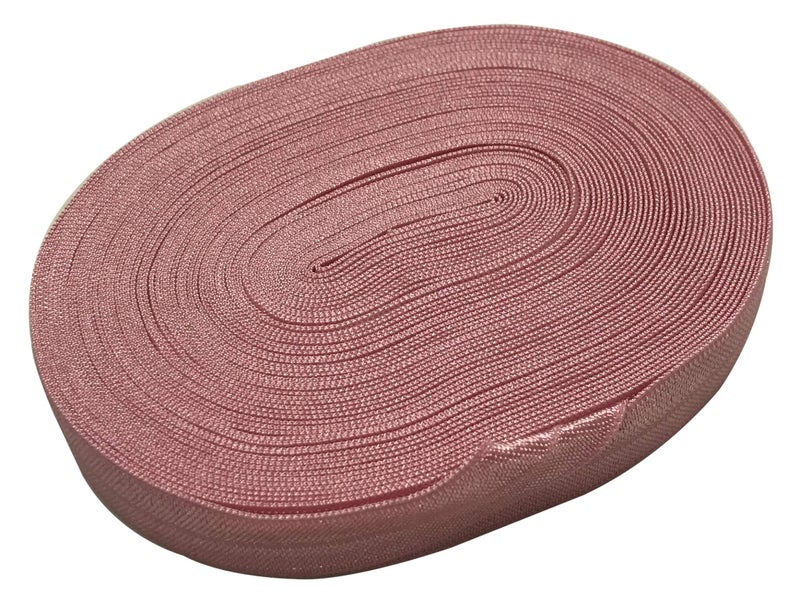 Bowtique Emilee 58 Elastic 10 yards Spool Fold Over Elastic for Face Masks Headbands or Hair Ties Rose