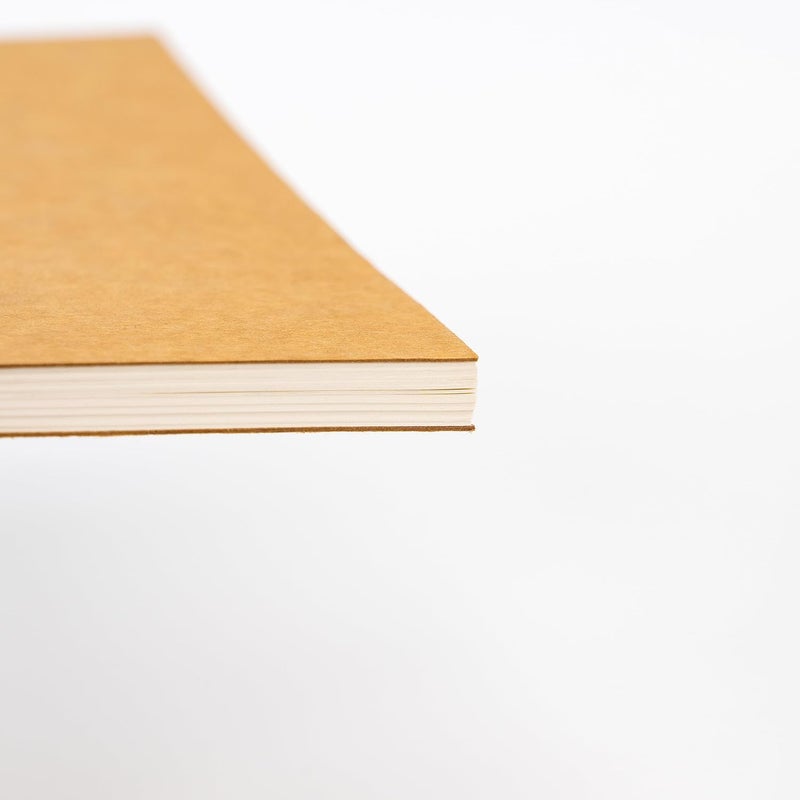 DSTELIN 9 inch x 6 inch 100GSM Blank Spiral Notebook 1Pack Soft Cover Sketch book 160 Pages  80 Sheets Brown  - Image 5