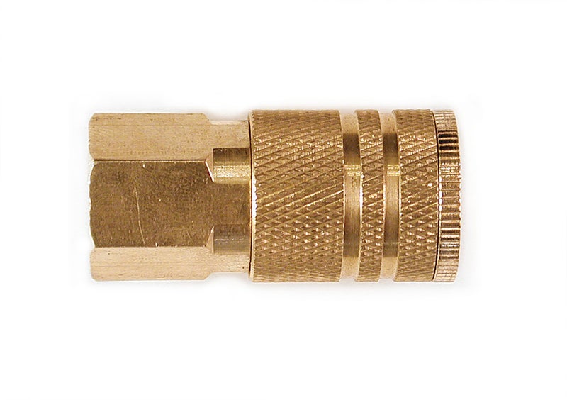 Primefit IC1414FB6 1/4-Inch Industrial 6-Ball Brass Coupler with 1/4-Inch Female NPT - Image 3