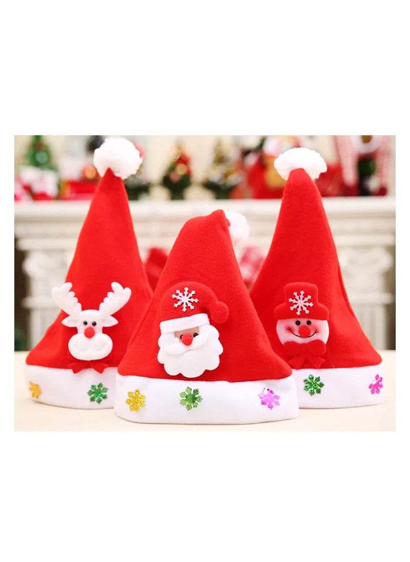 A TO Z Christmas Santa Hat with Design  - Image 5