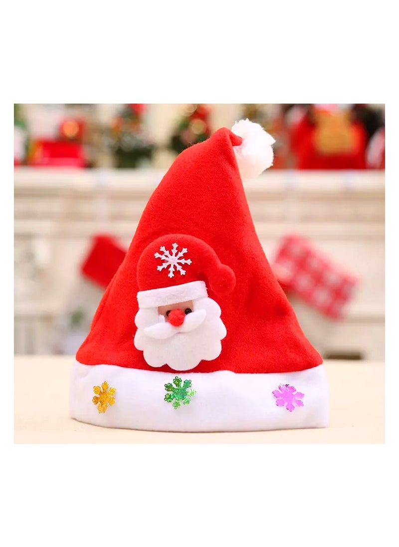 A TO Z Christmas Santa Hat with Design  - Image 3