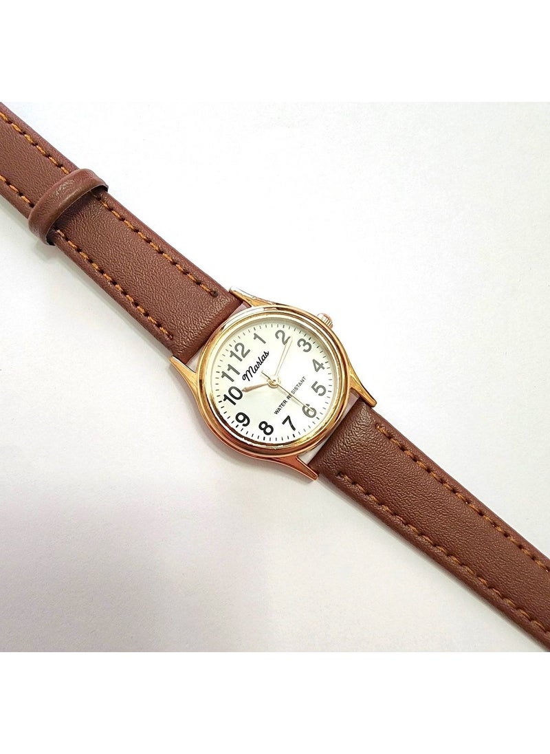 Tekno Trust Retro Women's Wristwatch, Vintage Design, Classic, Rose Gold Color, Strap, Iconic, Minimal  - Image 5