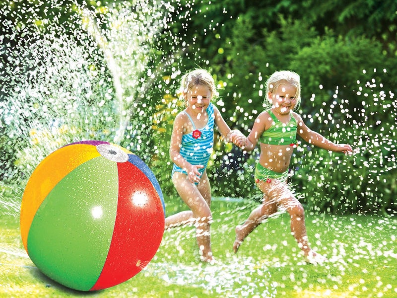 Poolmaster Splash and Spray Beach Ball Sprinkler Water Toy 24in - Image 4