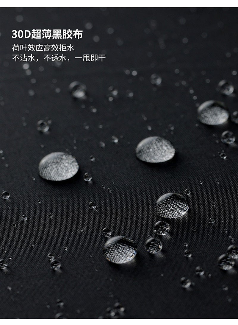 Pocket Mini Umbrella Woman UV Protection Girls Sun Umbrella Parasol 6 Ribs Carbon Fiber Compact Umbrella Foldable NYS-006-3-Gray - Image 4