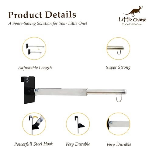 Little Chime Mounted Adjustable Baby Window Cradle Hanger - Image 2