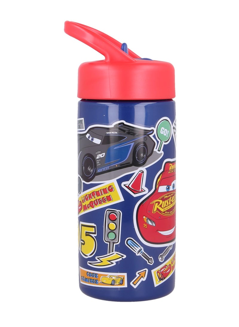 STOR PLAYGROUND SIPPER BOTTLE 410 ML CARS STICKERS - Image 1