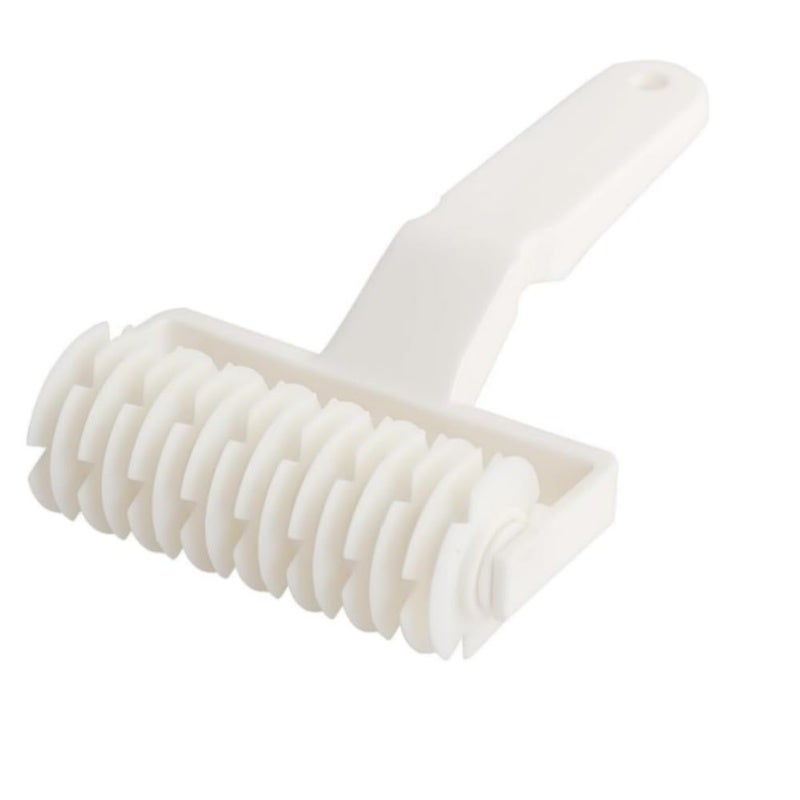 Lattice Roller Cutter 12 X 19cm High-Quality Non-Toxic Plastic - Ergonomic Handle Easy Operation Pastry Grid Cutter for Home Restaurant Bakers - Image 1