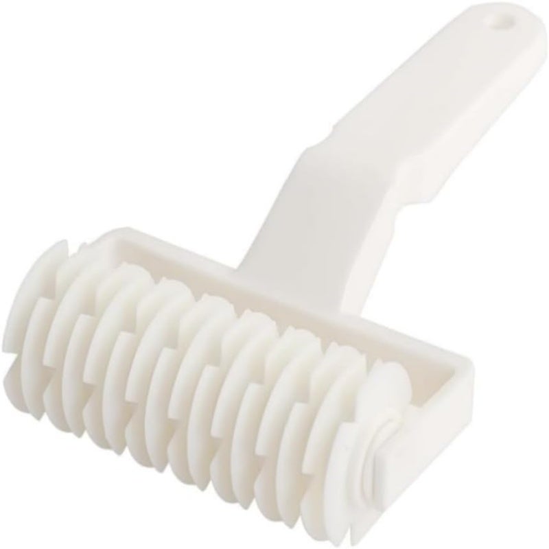 Lattice Roller Cutter 12 X 19cm High-Quality Non-Toxic Plastic - Ergonomic Handle Easy Operation Pastry Grid Cutter for Home Restaurant Bakers - Image 2