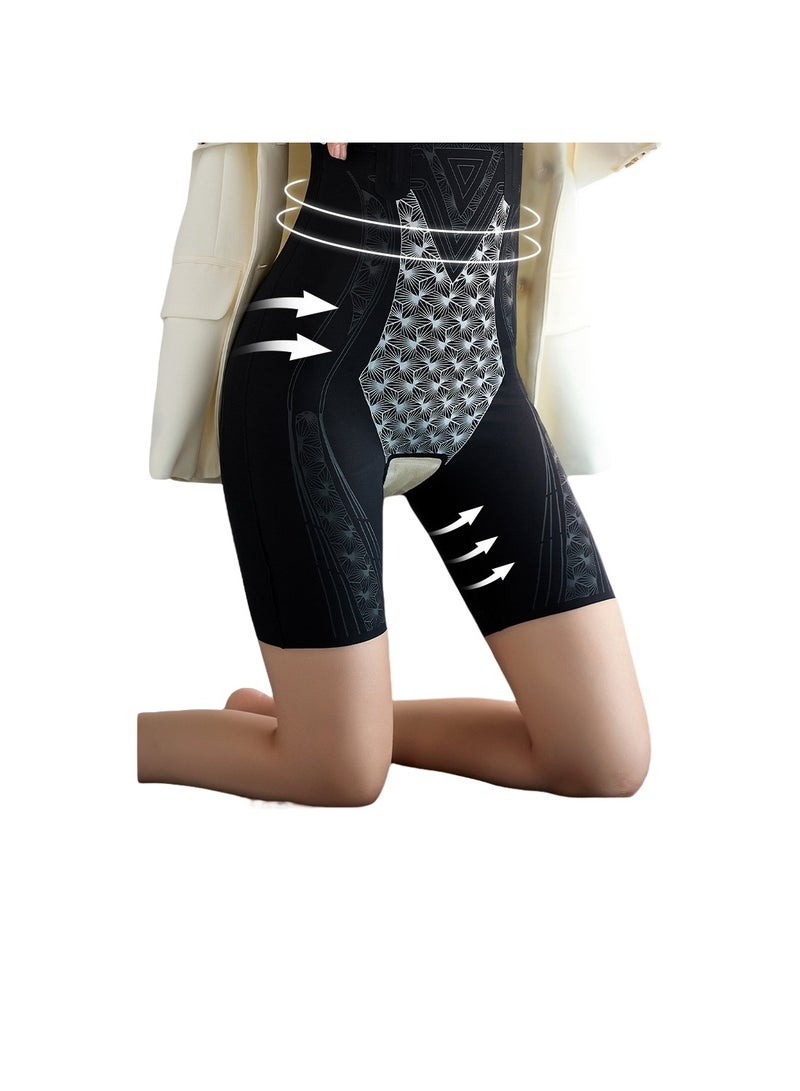 KUYING High Waisted Anti Glare Postpartum Waist Cinching And Hip Lifting Safety Pants For Body Shaping Set Of 2 - Image 4