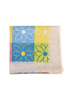 Kuber Industries Kuber Industries Square Table Cover for 4 Seater|PVC Waterproof Check Pattern Tablecloth Indoor & Outdoor|48x48 Inch (Multicolor)  - Image 5