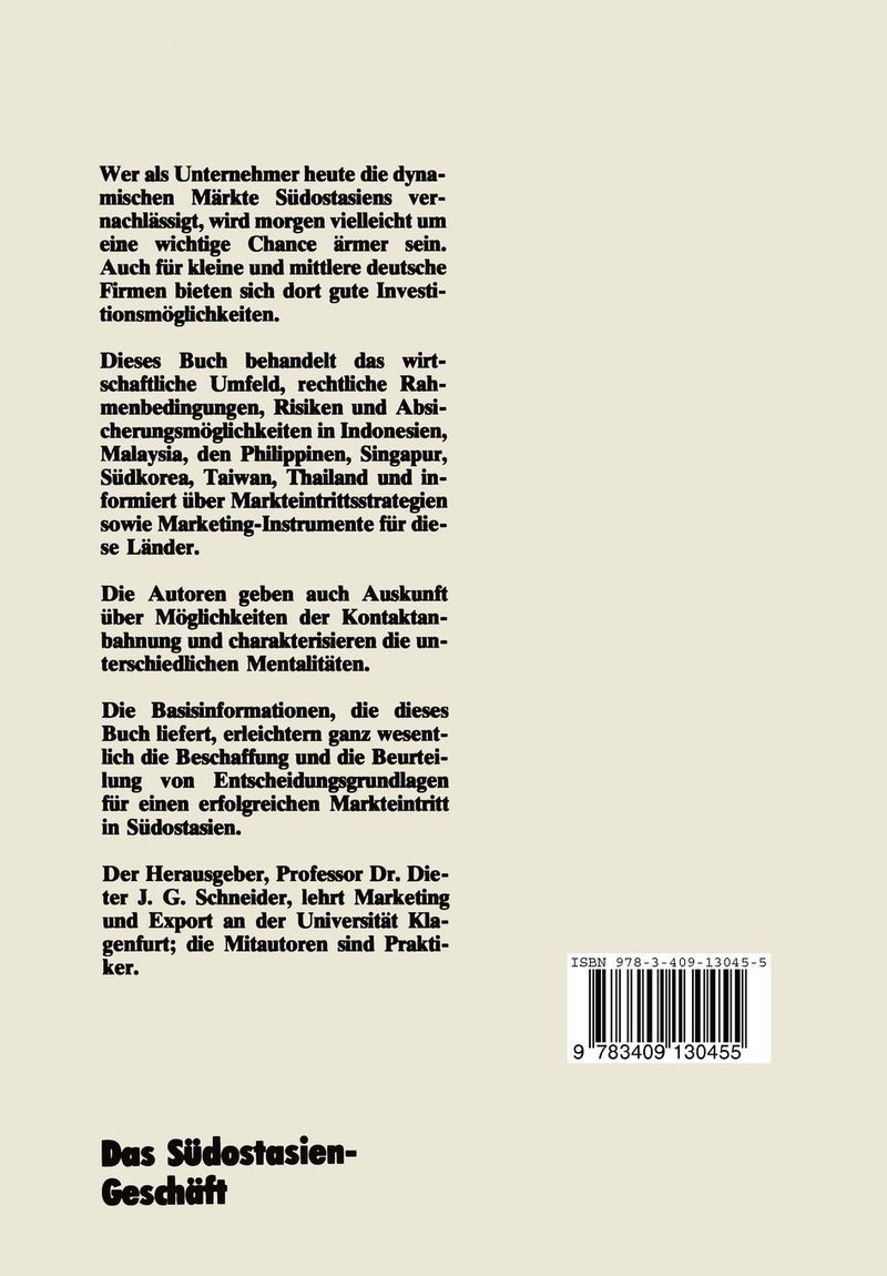 Das Sudostasien-Geschaft: Indonesien, Malaysia, Philippinen, Singapur, Sudkorea, Taiwan, Thailand - Image 2