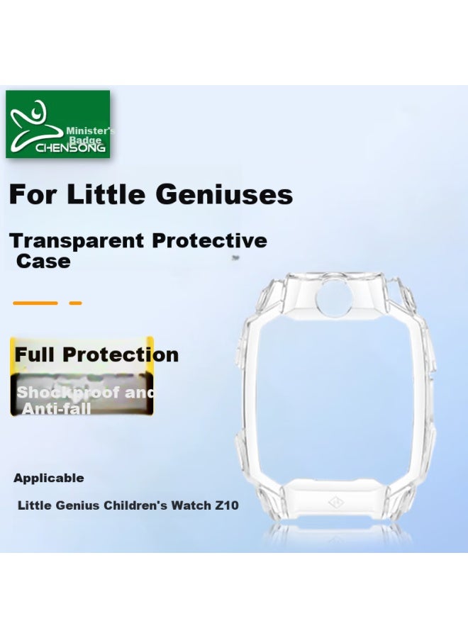 Chensong Transparent Tpu Protective Case For Small Genius Kids Smarch Z10, Shockproof Bumper Cover Accessory