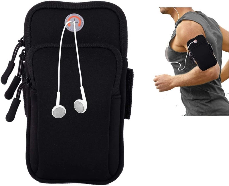 Ceuta ® Sports Arm Bag/Pouch Universal Waterproof Hand Fitness Mobile Case for Running Hiking Jogging and Gym Activities for All Android and iOS Phones (Up to 5.7" inch) -Colour May Vary - Image 1