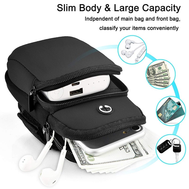 Ceuta ® Sports Arm Bag/Pouch Universal Waterproof Hand Fitness Mobile Case for Running Hiking Jogging and Gym Activities for All Android and iOS Phones (Up to 5.7" inch) -Colour May Vary - Image 4