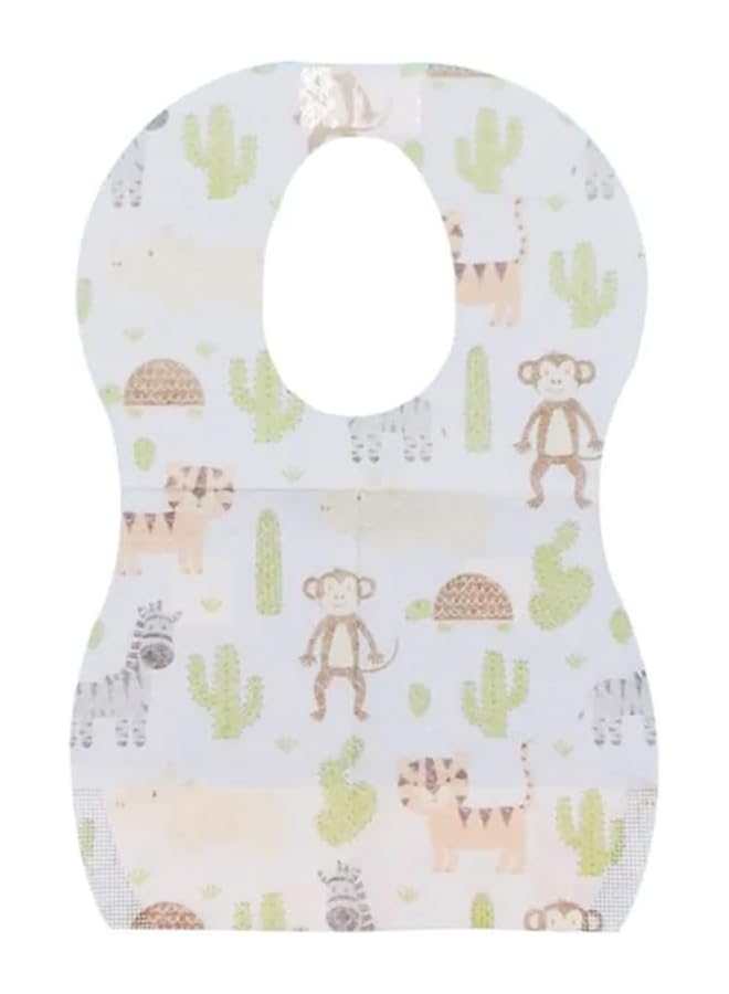 STAR BABiES Animals Printed Disposable Bibs Pack Of 200 - Image 3