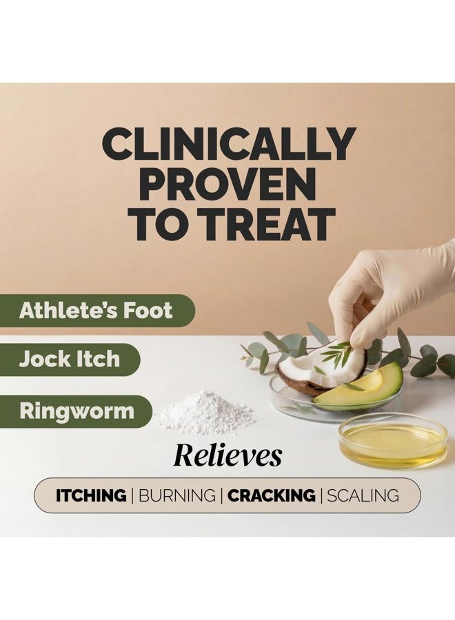 Puriya Clinically Proven Antifungal Cream for Skin Fungus, Extra-Strength Athletes Foot Cream Treatment, Jock Itch, Ringworm Treatment for Humans, Anti Fungal Itchy Skin Relief with Tea Tree Oil - Image 5