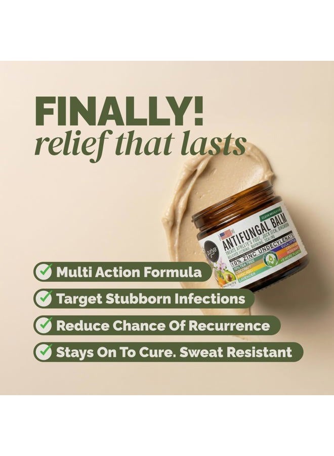 Puriya Clinically Proven Antifungal Cream for Skin Fungus, Extra-Strength Athletes Foot Cream Treatment, Jock Itch, Ringworm Treatment for Humans, Anti Fungal Itchy Skin Relief with Tea Tree Oil - Image 4