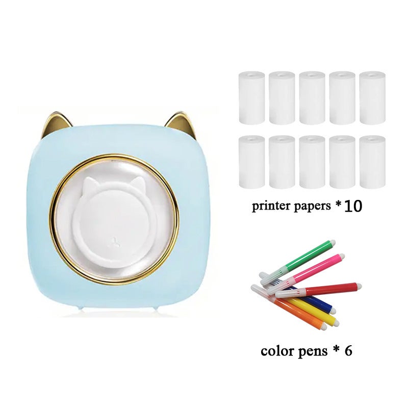 New Wrong Question Mini File Printing Ink-Free Printing Bluetooth Connection Convenient Machine Batch Portable - Image 1