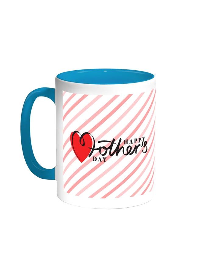 RKN Happy Mothers Day Printed Coffee Mug Turquoise - Image 2