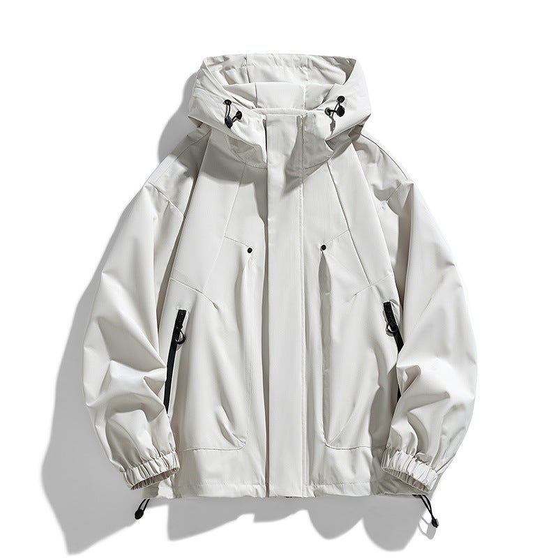 Jacket Men'S New Trendy Brand Thin Windproof And Waterproof Casual Hooded Jacket - Image 1
