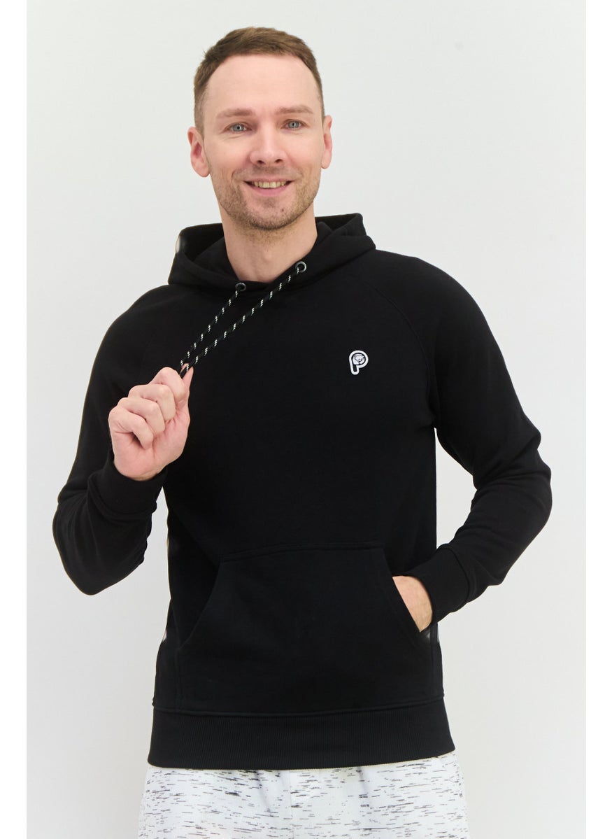 Penfield Men Hooded Embroidered Logo Long Sleeves Hoodies, Black  - Image 1