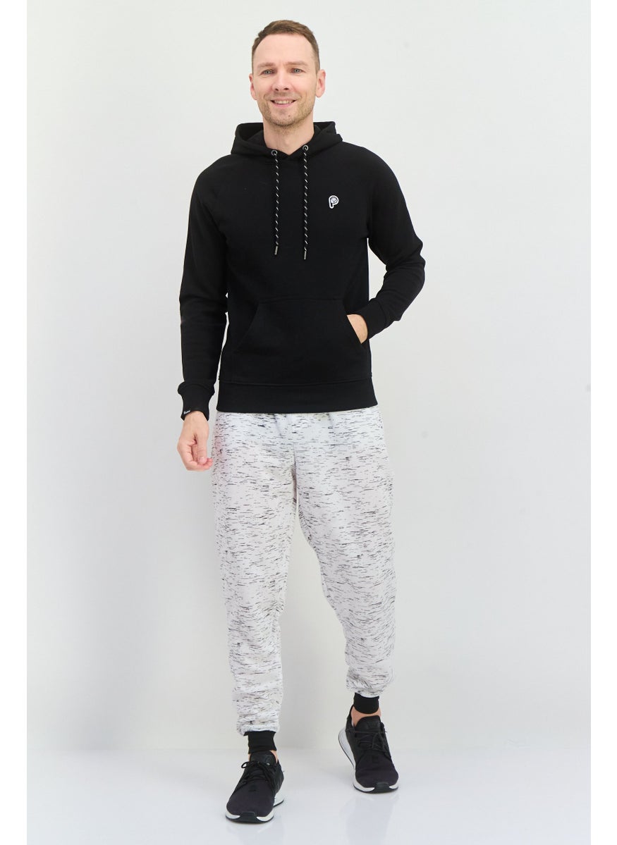 Penfield Men Hooded Embroidered Logo Long Sleeves Hoodies, Black  - Image 4