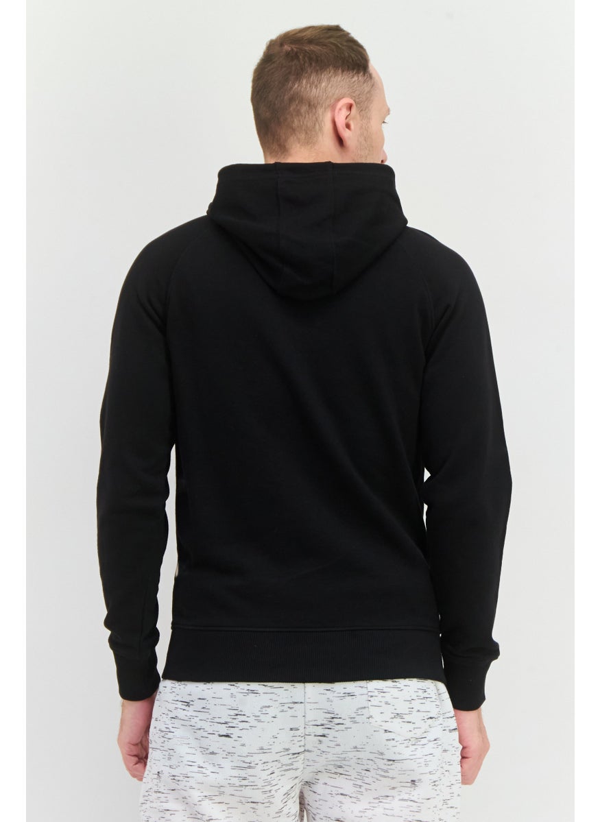 Penfield Men Hooded Embroidered Logo Long Sleeves Hoodies, Black  - Image 3