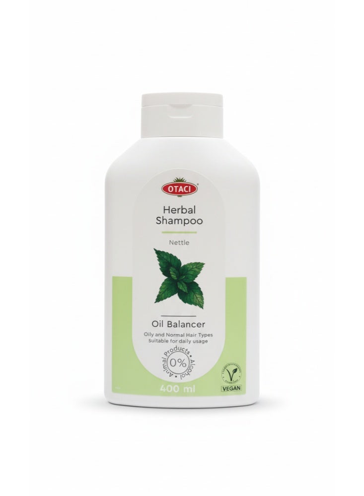 أوتاسي شامبو عشبي لإعادة توازن الدهون بخلاصة القراص 400مل