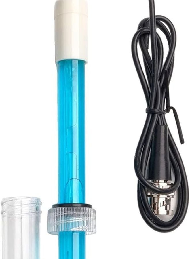 مسبار قطب الأس الهيدروجيني نطاق 0-14 موصل BNC كابل 75 سم لجهاز قياس الأس الهيدروجيني للمختبر أو الأحواض المائية - Image 3