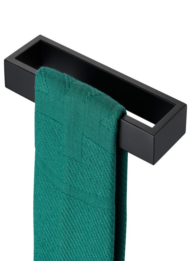 KOKOSIRI Towel Ring Matte Black Hand Towel Bar Holder 9-Inch Kitchen Rack Stainless Steel for Bathroom Hardware Wall Mounted, 1 Pack B4008BK-L9 - Image 1