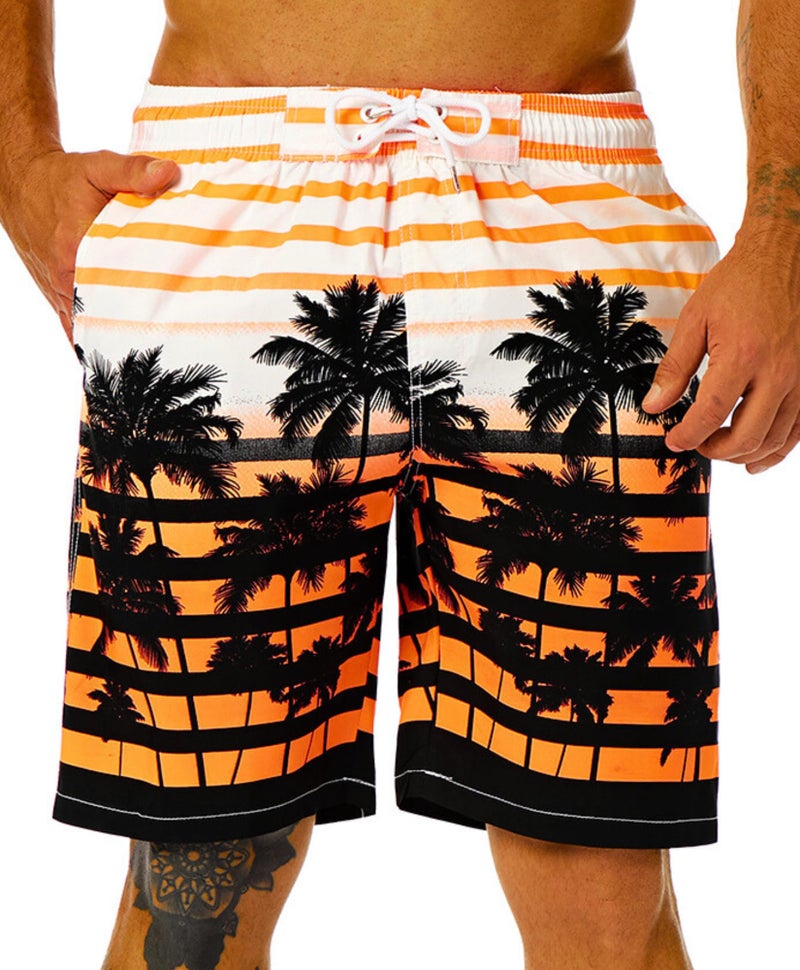 KAILUA SURF Mens Swim Trunks Long, Quick Dry Boardshorts, 9 Inches Inseam Bathing Suits with Mesh Lining - Image 1