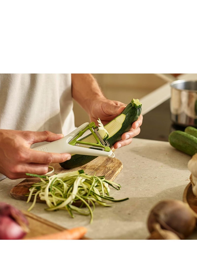 Joseph Joseph Joseph Joseph Switch 2-in-1 Potato Peeler, Straight and Julienne stainless steel blades, Dishwasher safe  - Image 5