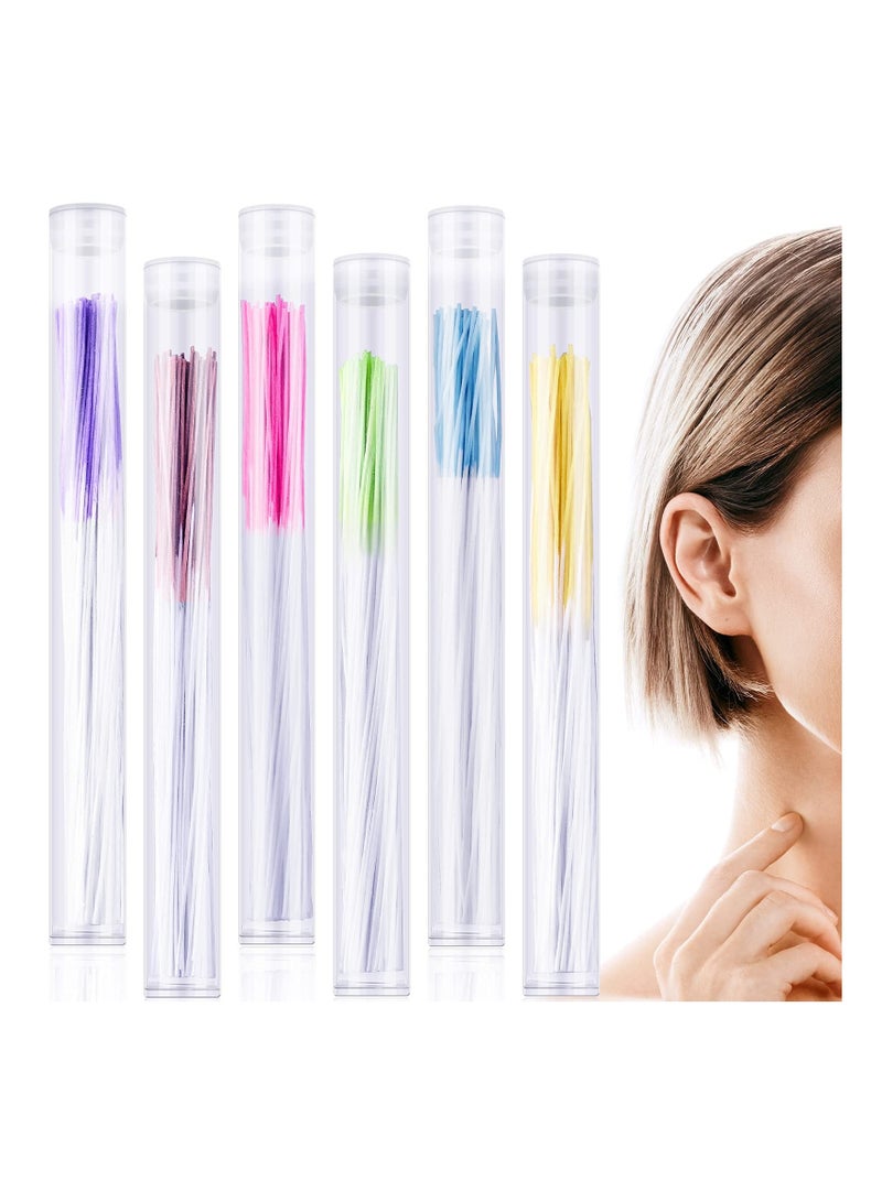 Y&D 420 Pieces Earrings Hole Cleaner Floss Disposable Piercing Aftercare Cleaning Line Ear Care Odor Removal Tool for Girls Women Men, 6 Boxes - Image 1