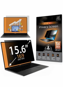 Screen Filters, 15.6"" Inch (1 Pack) Laptop Privacy Screen-Filter for 16:9 Widescreen Display; 60 Degree Privacy, Advanced Anti-Glare, UV Light Reduction & Blue Light Filter