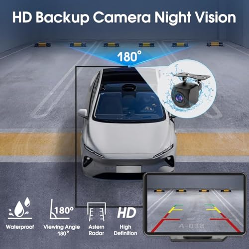 VUKARUAL 2025 Enhanced Carplay Screen for Car - 7" HD Portable Carplay & Android Auto with Bluetooth, HD Backup Camera, GPS Navigation, Siri, FM Radio, AUX, and Mirror Link – Compatible with All Vehicles - Image 5