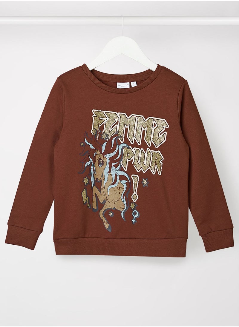 NAME IT Kids Femme Long Sleeve Sweatshirt  - Image 1