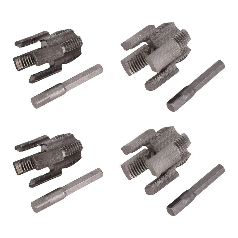 Pipe Threading Tool Set 1/2 Inch 3/4 Inch 2-Function Efficiency for PPR PVC Plastic MPP Pipes - Heavy Duty 40Cr Alloy Steel Construction for Plumbing Repairs - Image 5