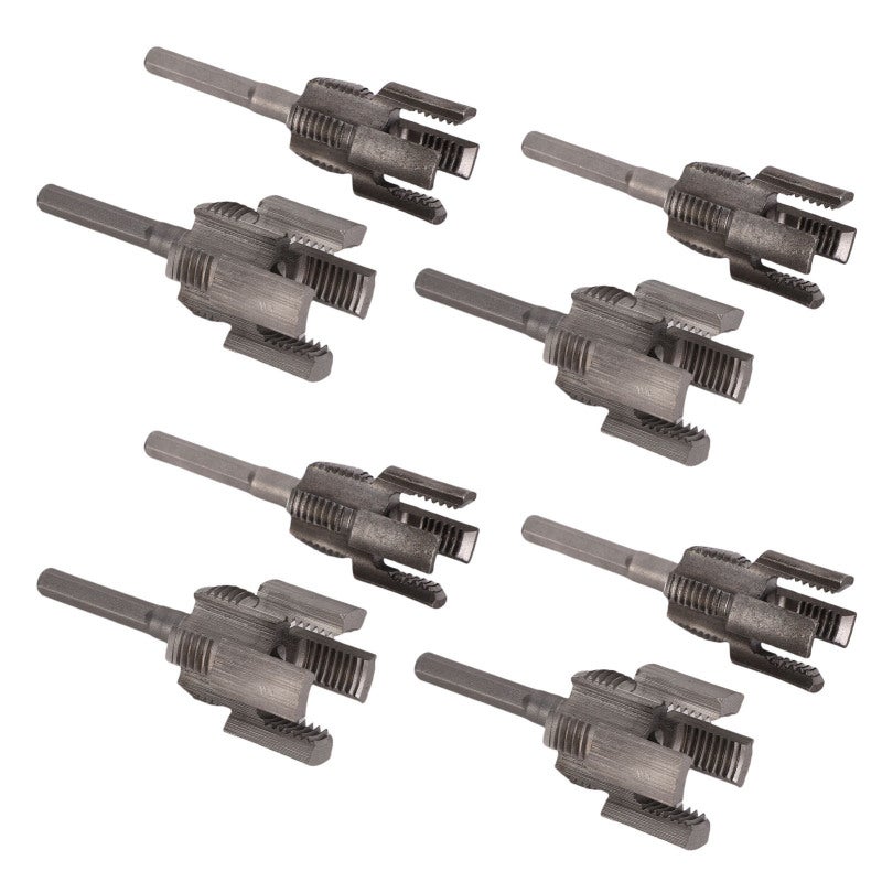 Pipe Threading Tool Set 1/2 Inch 3/4 Inch 2-Function Efficiency for PPR PVC Plastic MPP Pipes - Heavy Duty 40Cr Alloy Steel Construction for Plumbing Repairs - Image 3