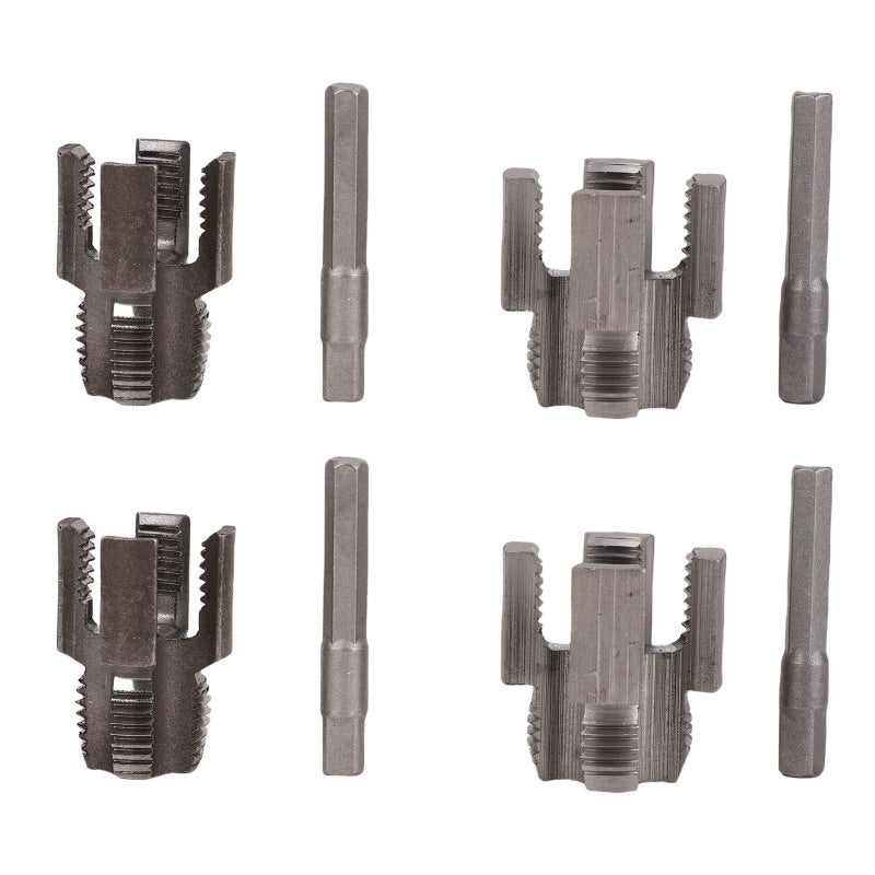 Pipe Threading Tool Set 1/2 Inch 3/4 Inch 2-Function Efficiency for PPR PVC Plastic MPP Pipes - Heavy Duty 40Cr Alloy Steel Construction for Plumbing Repairs - Image 2