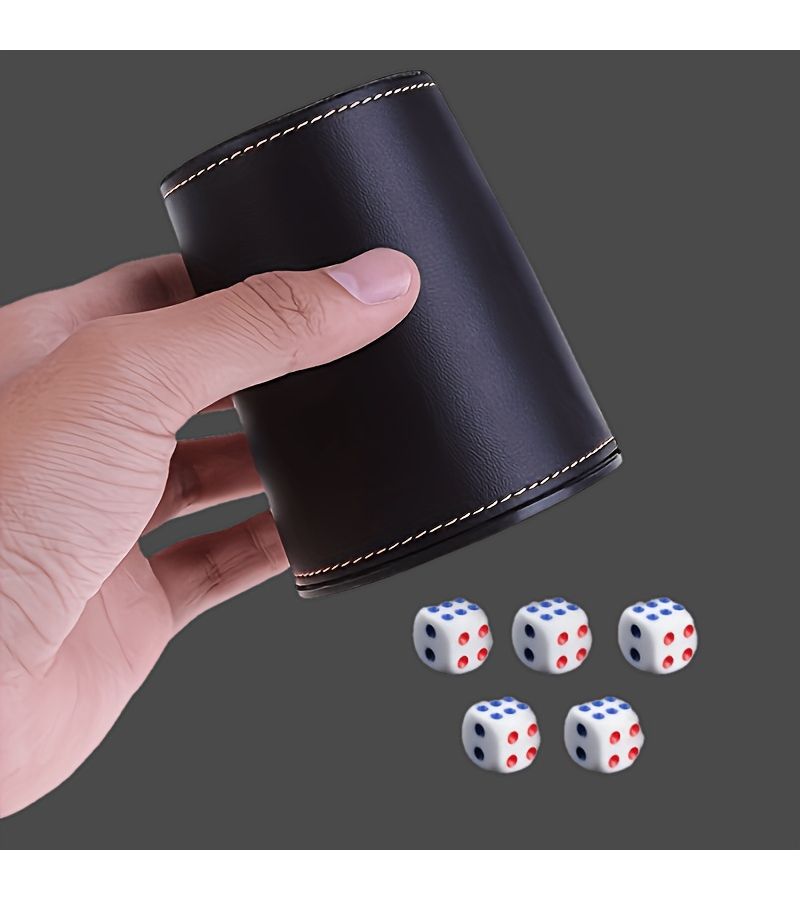 6 Pieces Silent Velvet Lined Dice For Party Games Bar Screens Perfect Christmas - Image 2