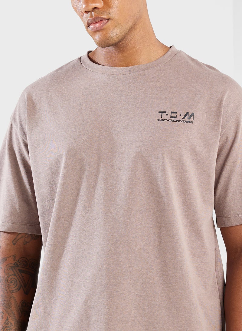 The Giving Movement Oversized Logo T-Shirt - Image 3