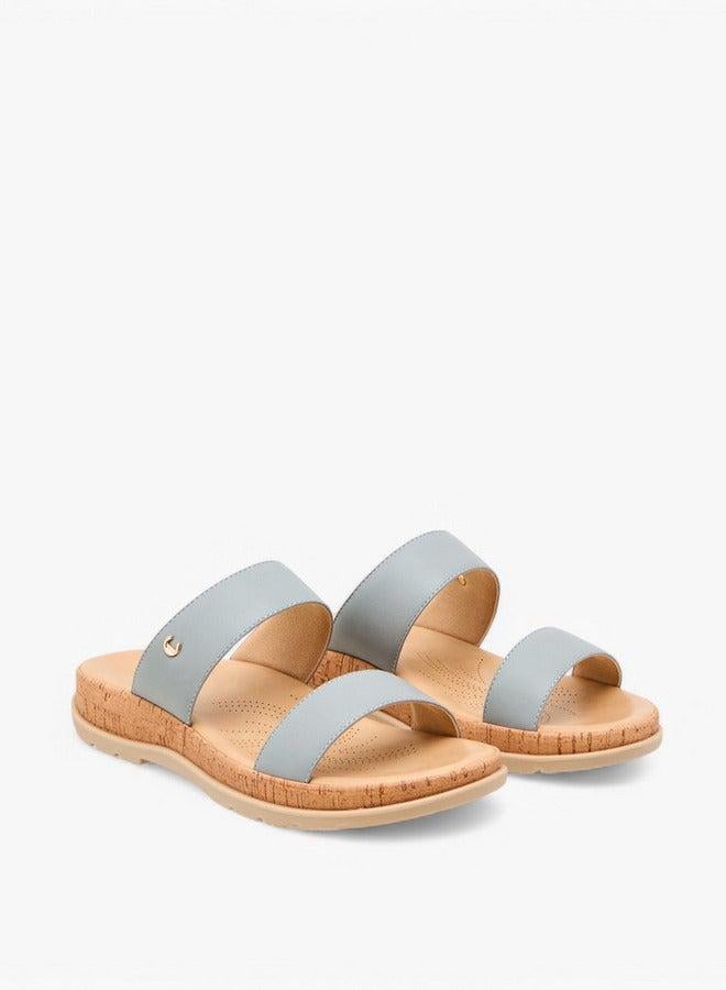 Le Confort Solid Slip-On Sandals - Image 3