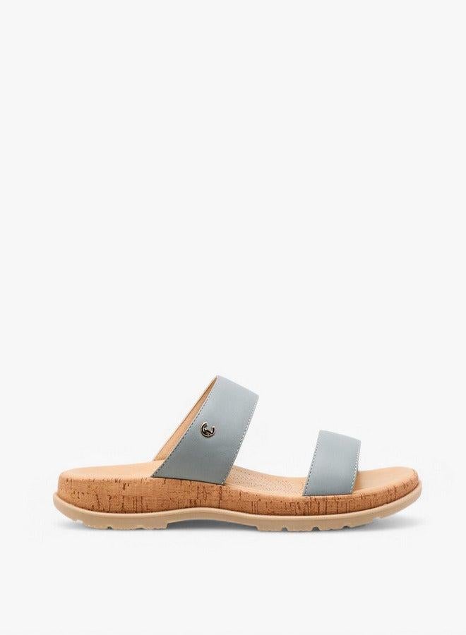 Le Confort Solid Slip-On Sandals - Image 2