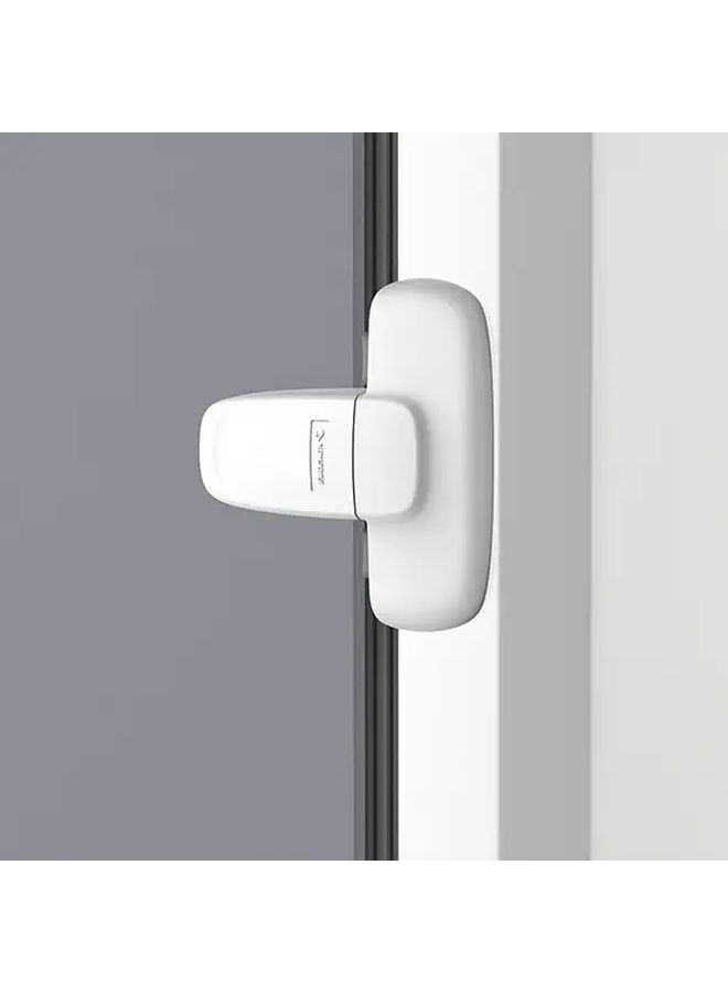 Grey Plastic Refrigerator Lock Secure Easy Install Fridge Latch for Kids Safety Cabinet Door Lock Baby Proofing Home - Image 3