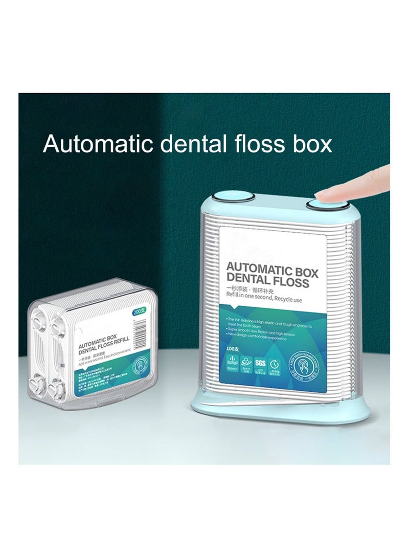 general 100 Piece Micro Mint Dental Flosser Set With Automatic Dental Floss Box - Image 1