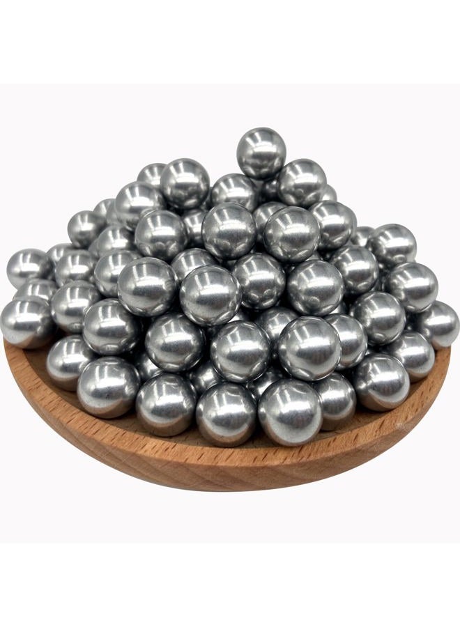 ALIEN PLAY 150 X 43 Cal Aluminum Balls for Self-Defense, Reusable Gotcha Hard .43 Caliber Ammo Paintball Fit for T4E Walther PPQ/ TPM1 and Glock17/G17 Gen 5(Silver Color) - Image 3