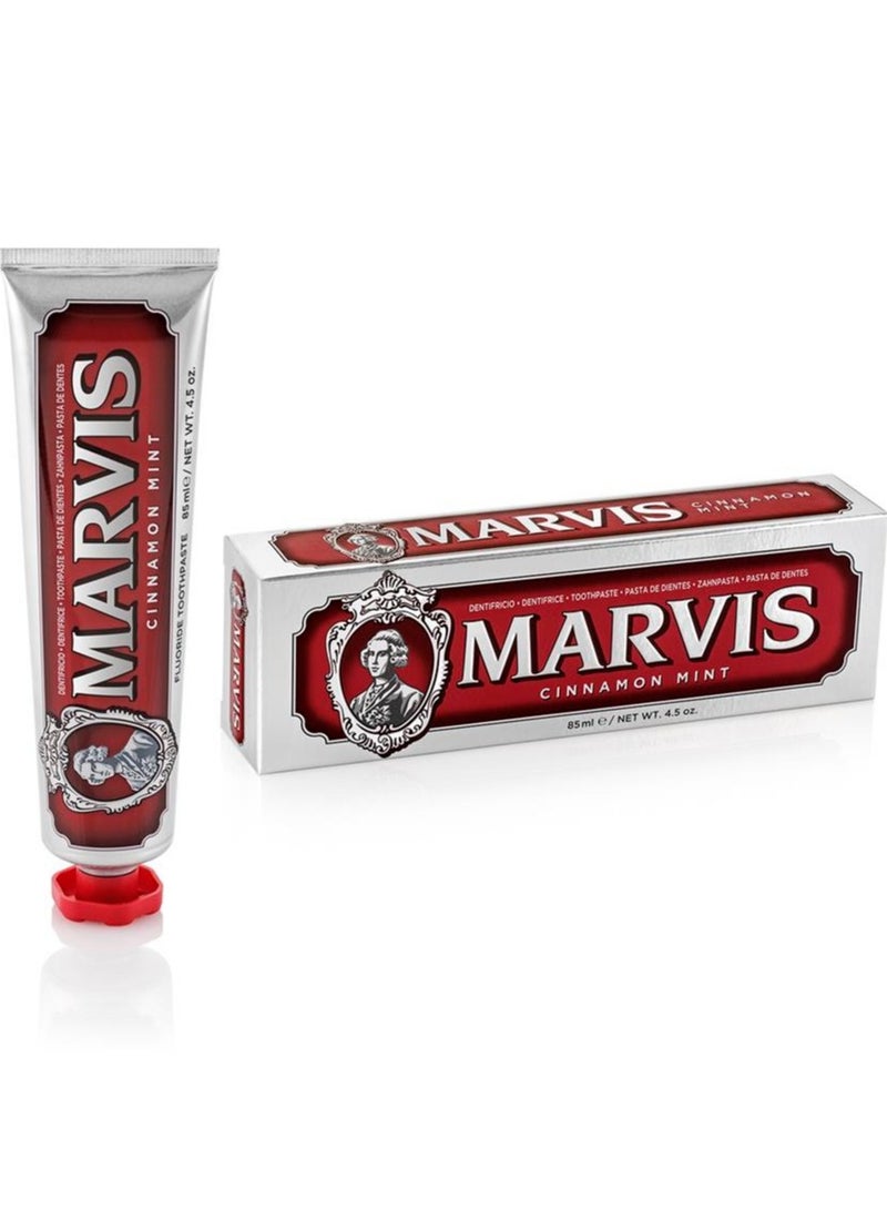 Marvis Cinnamon Mint Toothpaste 85ml - Image 3