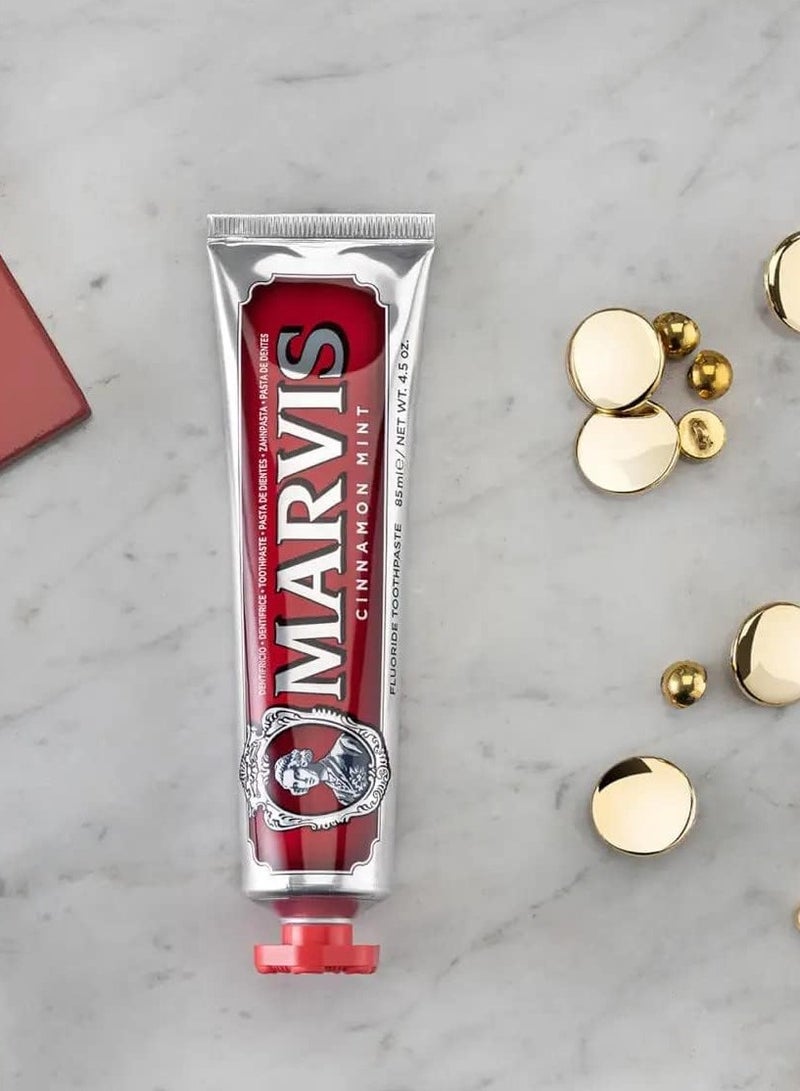 Marvis Cinnamon Mint Toothpaste 85ml - Image 5