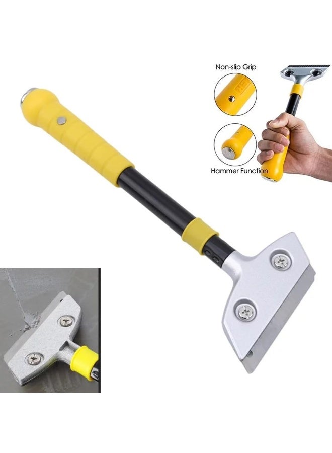 Heavy-Duty Razor Blade Scraper Tool – 35cm Short Handle with 8cm Metal Blade – Multi-Purpose Paint, Sticker, and Label Remover for Glass, Tiles, Floors, and Walls - Image 3