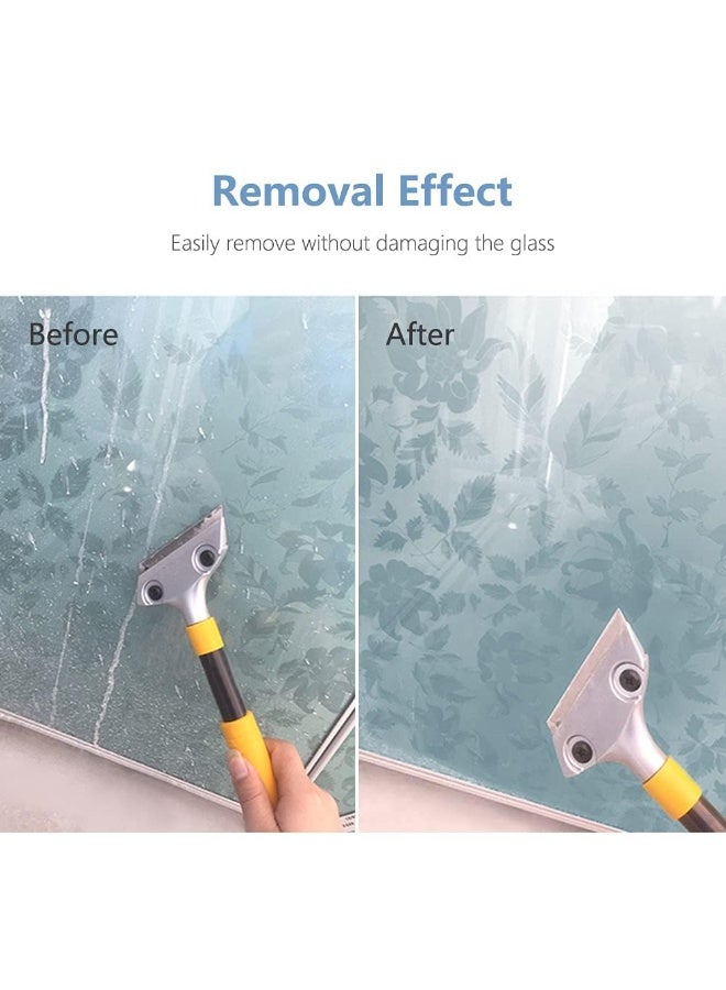 Heavy-Duty Razor Blade Scraper Tool – 35cm Short Handle with 8cm Metal Blade – Multi-Purpose Paint, Sticker, and Label Remover for Glass, Tiles, Floors, and Walls - Image 5